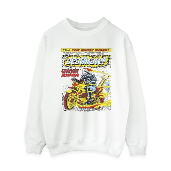 Marvel Womens/Ladies Ghost Rider Chest Deathrace Sweatshirt