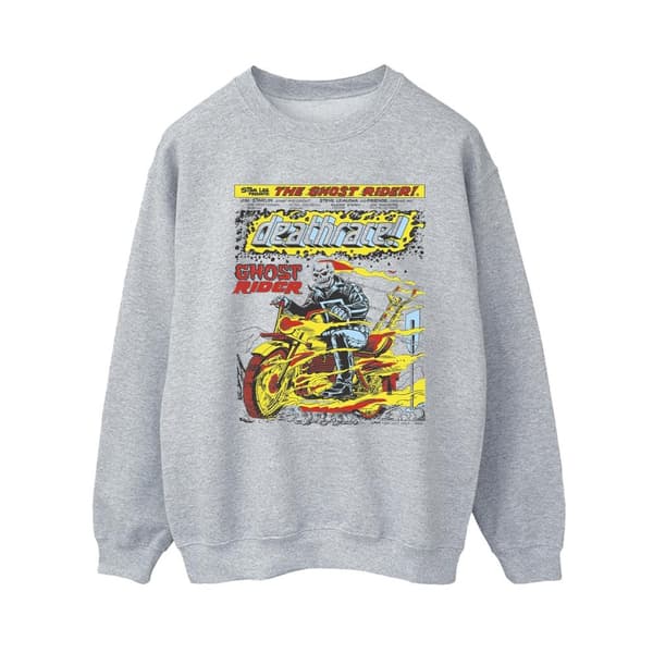 Marvel Womens/Ladies Ghost Rider Chest Deathrace Sweatshirt