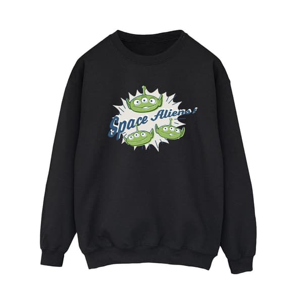 Disney Dam/Tjej Toy Story Aliens Sweatshirt Black XXL
