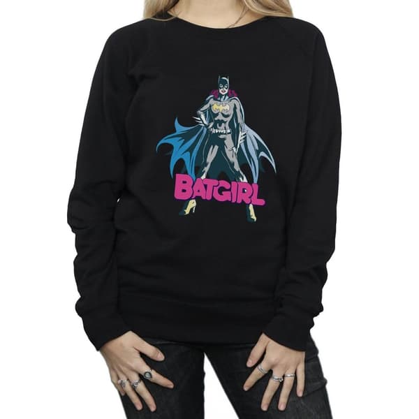 DC Comics Sweatshirt med pose för Batgirl - dam/dam