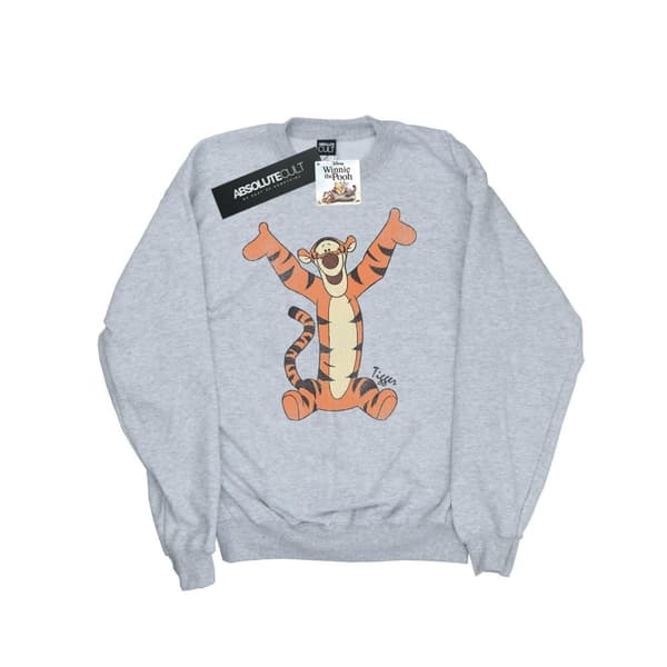 Disney Mens Winnie The Pooh Classic Tigger Sweatshirt