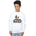Miniatyrbilde 2 av 3: Star Wars Boys The Mandalorian Mando And The Child Silhouette Sweatshirt
