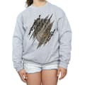 Miniatyrbild 3 av 5: Marvel Black Panther Gold Head Sweatshirt för flickor