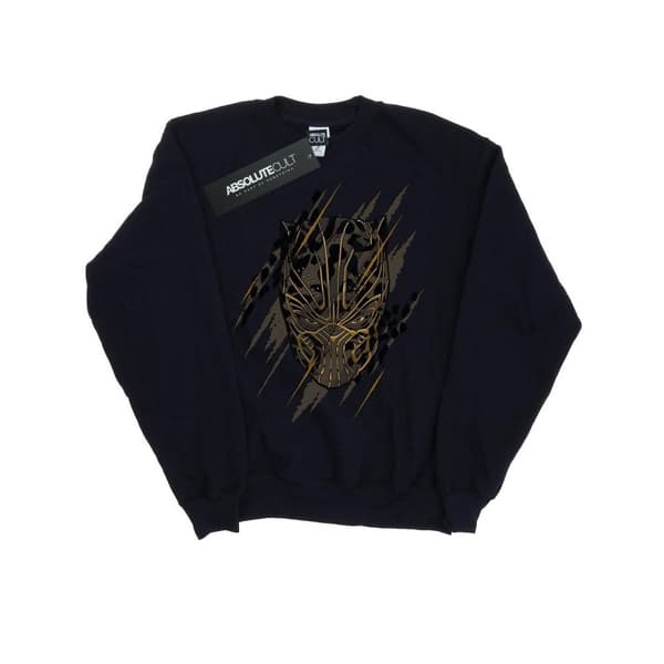 Marvel Black Panther Gold Head Sweatshirt för flickor