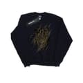 Miniatyrbild 1 av 5: Marvel Black Panther Gold Head Sweatshirt för flickor