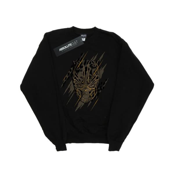 Marvel Black Panther Gold Head Sweatshirt för flickor