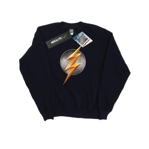 DC Comics Womens/Ladies Justice League Movie Flash Emblem Sweatshirt