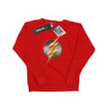 Miniatyrbillede 1 af 5: DC Comics Womens/Ladies Justice League Movie Flash Emblem Sweatshirt