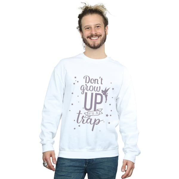 Disney Mens Tinker Bell Don´t Grow Up Sweatshirt
