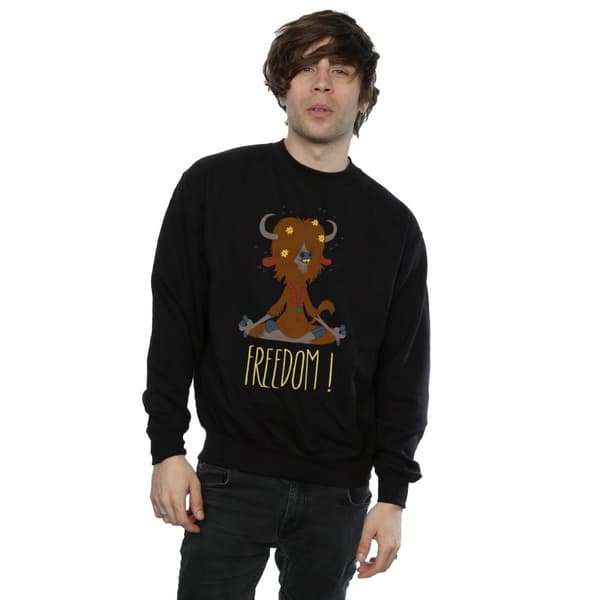 Disney Mens Zootropolis Yak Freedom Sweatshirt
