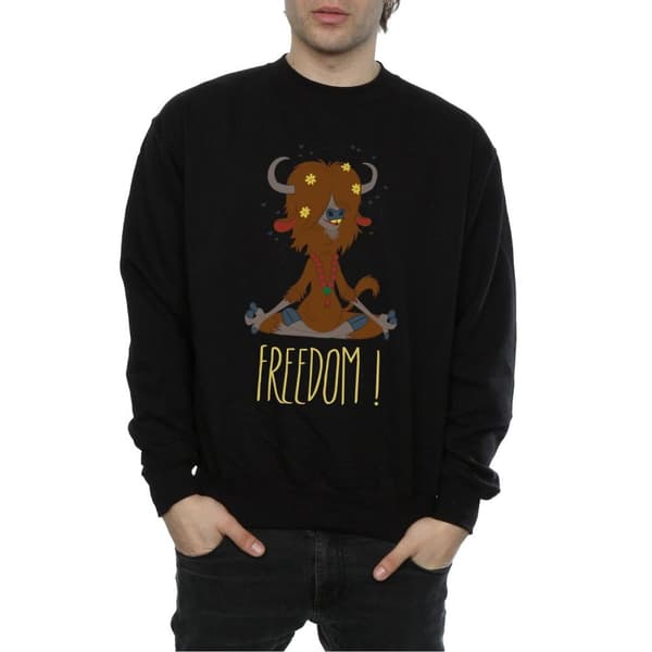 Disney Mens Zootropolis Yak Freedom Sweatshirt