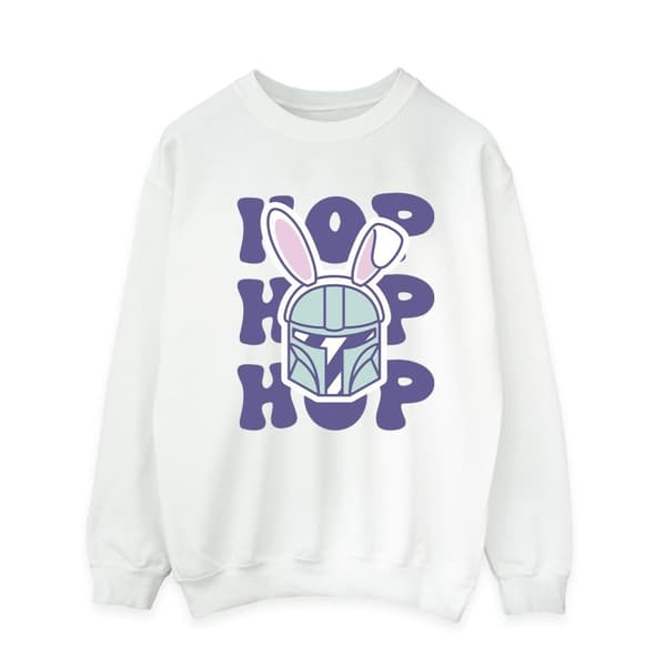 Star Wars Mens The Mandalorian Hop Into Easter Sweatshirt