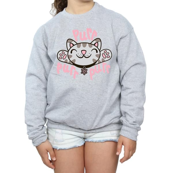Big Bang Theory Mjuk Kitty Purr-tröja för flickor
