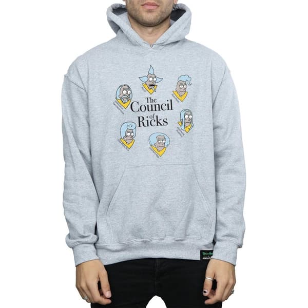 Rick And Morty Mens Council Of Ricks Hoodie