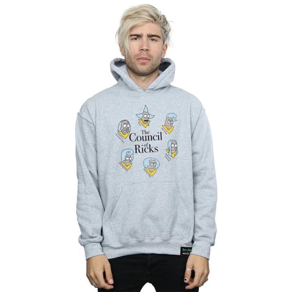 Rick And Morty Mens Council Of Ricks Hoodie