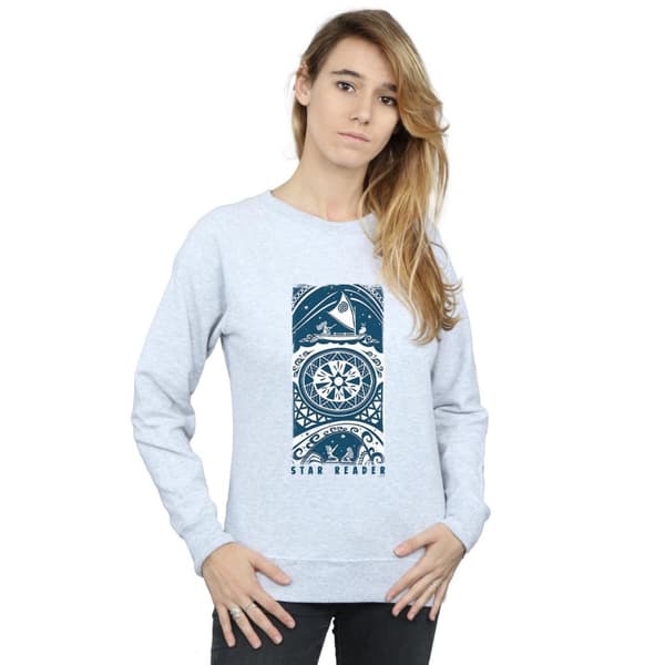 Disney Dam/Tjej Moana Star Reader Sweatshirt