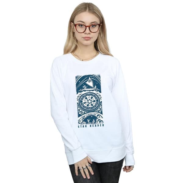 Disney Dam/Tjej Moana Star Reader Sweatshirt