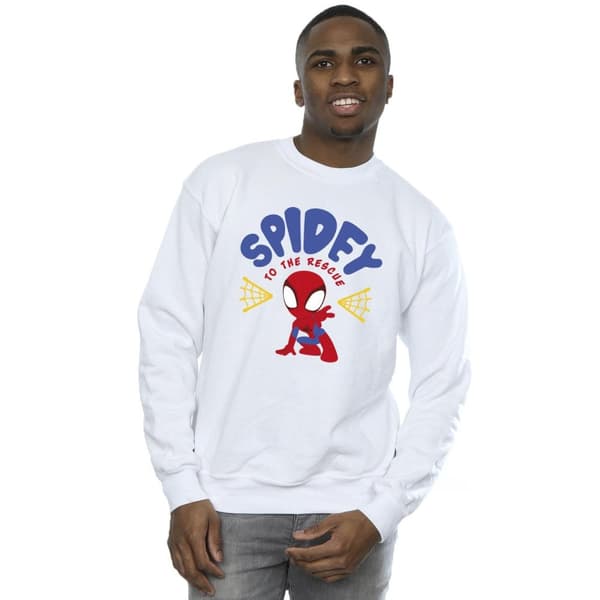 Marvel Mens Spidey And His Amazing Friends Rescue Sweatshirt