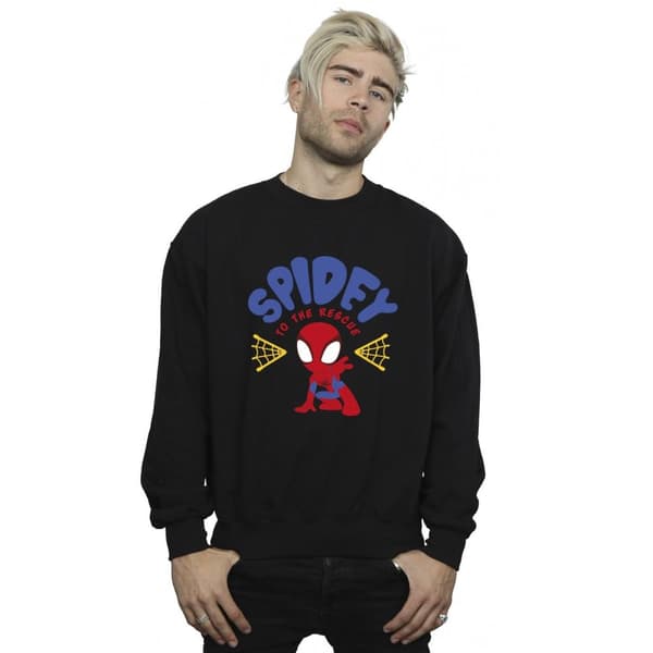 Marvel Mens Spidey And His Amazing Friends Rescue Sweatshirt