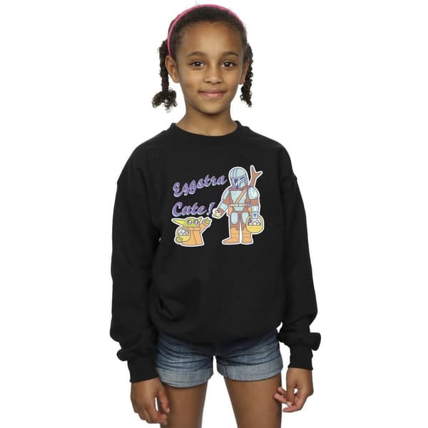 Star Wars Girls The Mandalorian Eggstra Cute Grogu Sweatshirt