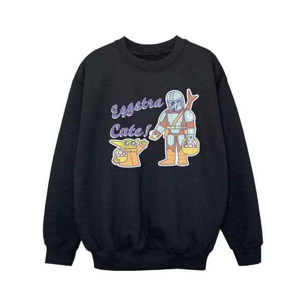 Star Wars Girls The Mandalorian Eggstra Cute Grogu Sweatshirt