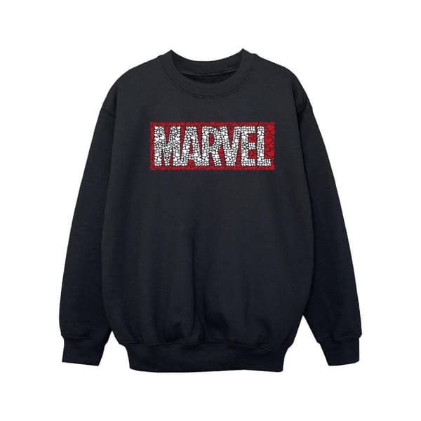 Marvel Girls Comics Hearts Logo Sweatshirt
