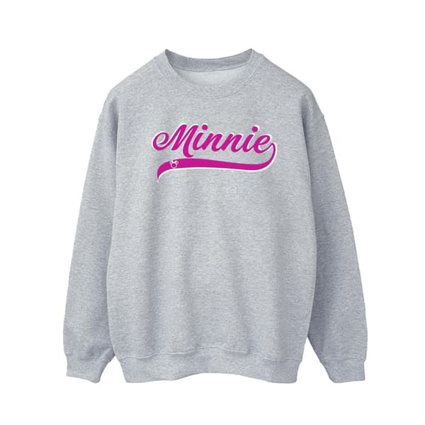 Disney Mens Minnie Mouse Logo Sweatshirt