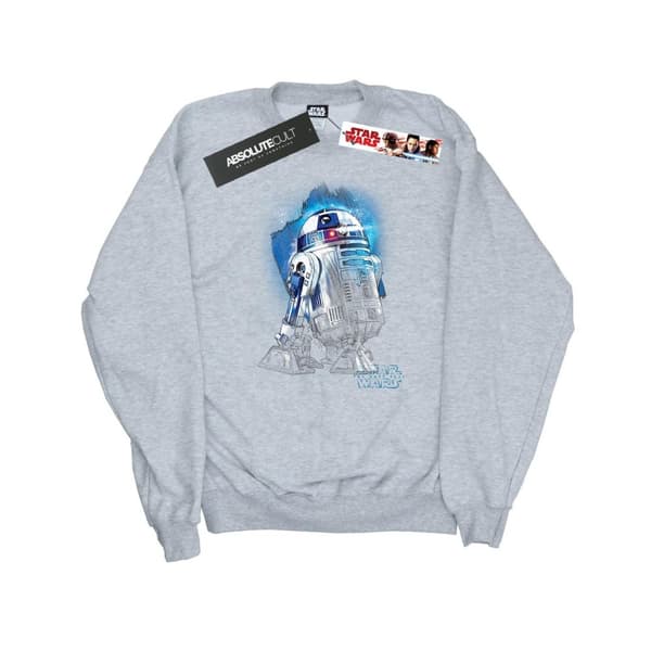 Star Wars Herr The Last Jedi R2-D2 Sweatshirt med borstad yta