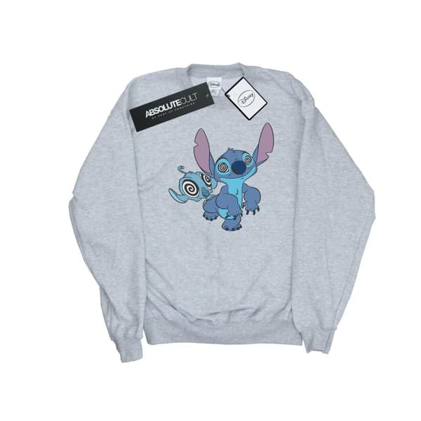 Disney Lilo And Stitch Hypnotized-tröja för pojkar Sports Grey 7-8 Years