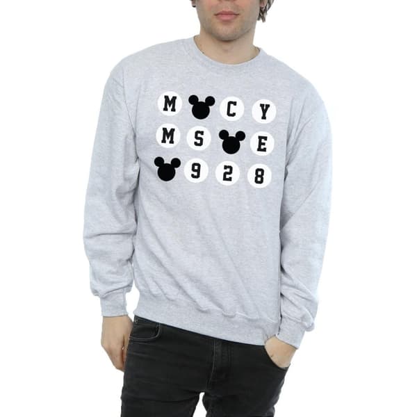 Disney Mens Mickey Mouse 1928 Circles Sweatshirt