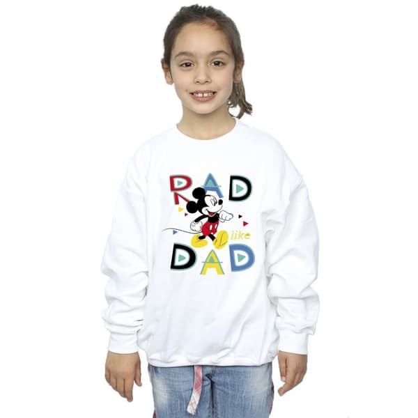 Disney Girls Mickey Mouse Rad Dad Sweatshirt
