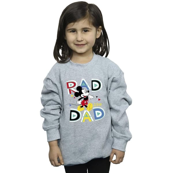 Disney Girls Mickey Mouse Rad Dad Sweatshirt