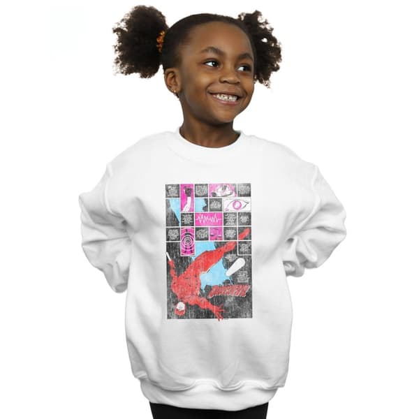 Marvel Girls Daredevil Comic Panels Sweatshirt
