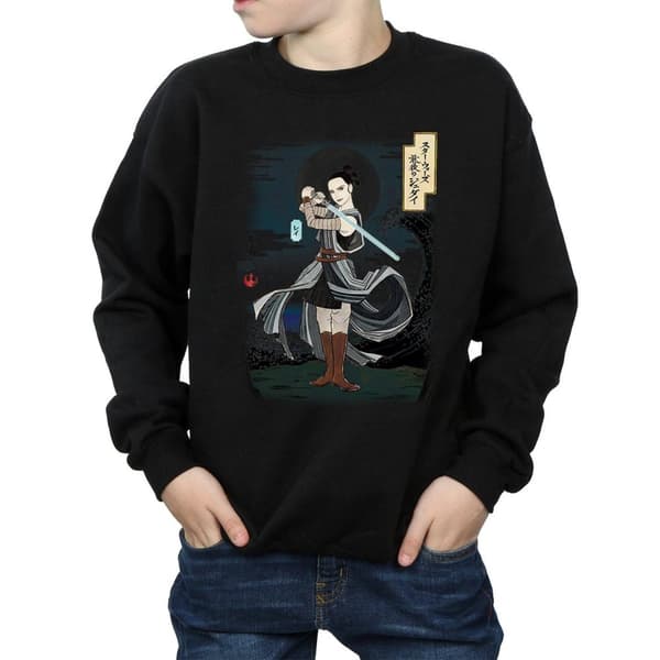 Star Wars Boys The Last Jedi Japanese Rey Sweatshirt