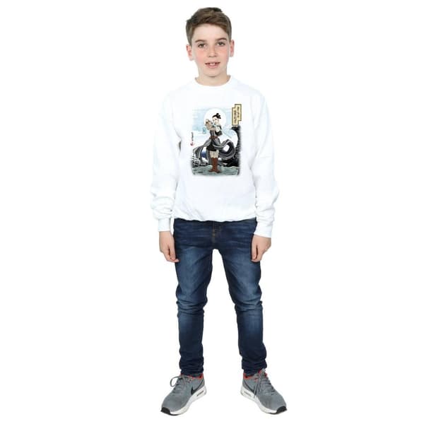 Star Wars Boys The Last Jedi Japanese Rey Sweatshirt