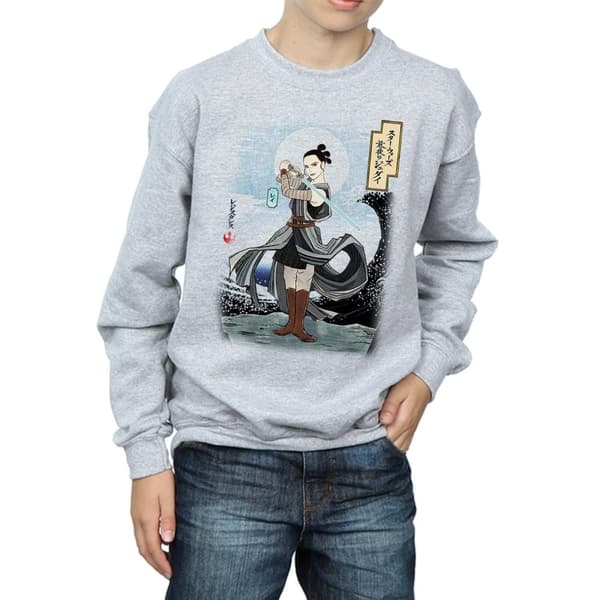 Star Wars Boys The Last Jedi Japanese Rey Sweatshirt