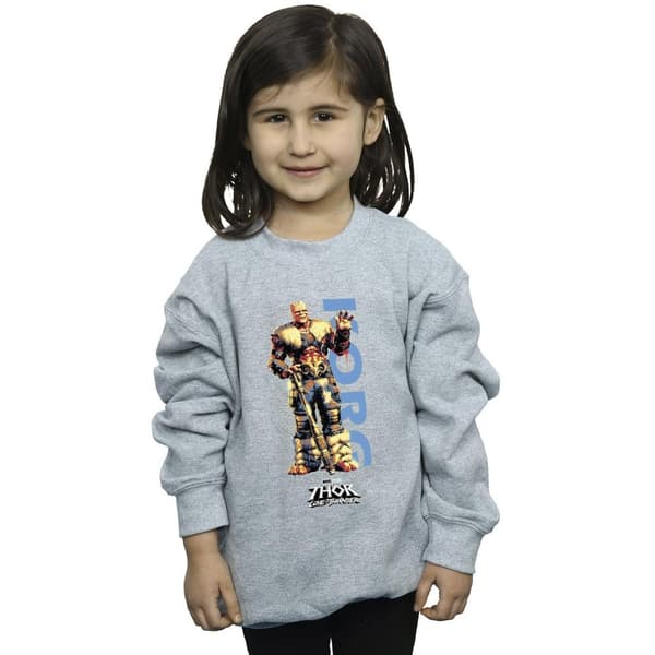 Marvel Girls Thor Love And Thunder Korg Wave Sweatshirt
