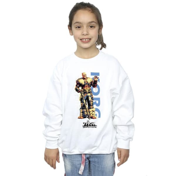 Marvel Girls Thor Love And Thunder Korg Wave Sweatshirt