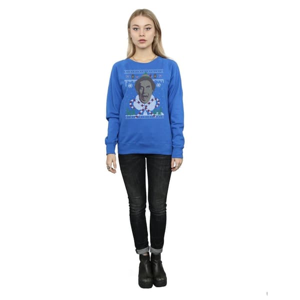 Elf Womens/Ladies Christmas Fair Isle Sweatshirt