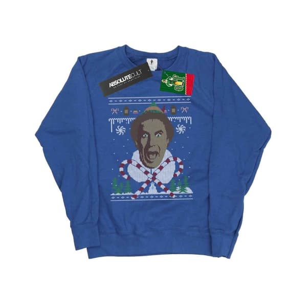 Elf Womens/Ladies Christmas Fair Isle Sweatshirt