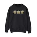 Miniatyrbilde 1 av 3: Star Wars Womens/Ladies The Mandalorian Grogu Poses Sweatshirt