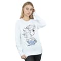 Miniatyrbild 2 av 3: Disney Dam/Tjej Frozen Elsa Sketch Sweatshirt