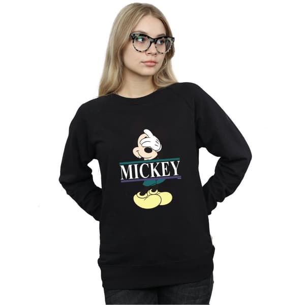 Disney Womens/Ladies Mickey Mouse Letters Sweatshirt