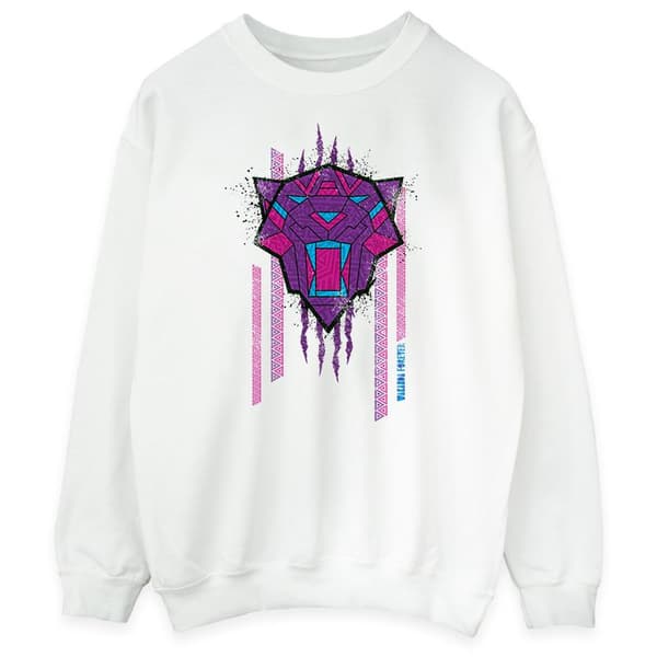 Marvel Wakanda Forever Panther - Sweatshirt med repor för kvinnor/damer