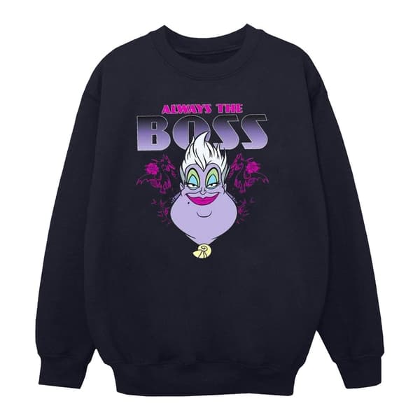 Disney Womens/Ladies The Little Mermaid Ursula Mum Is The Boss Sweatshirt
