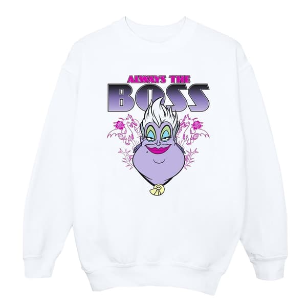 Disney Womens/Ladies The Little Mermaid Ursula Mum Is The Boss Sweatshirt