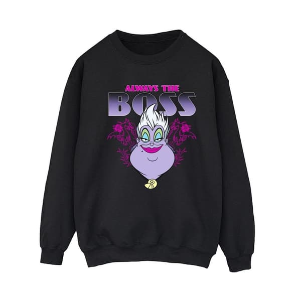 Disney Womens/Ladies The Little Mermaid Ursula Mum Is The Boss Sweatshirt
