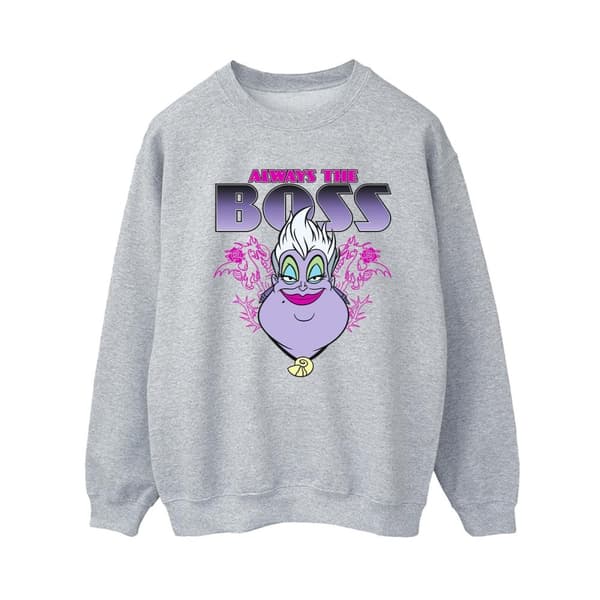 Disney Womens/Ladies The Little Mermaid Ursula Mum Is The Boss Sweatshirt