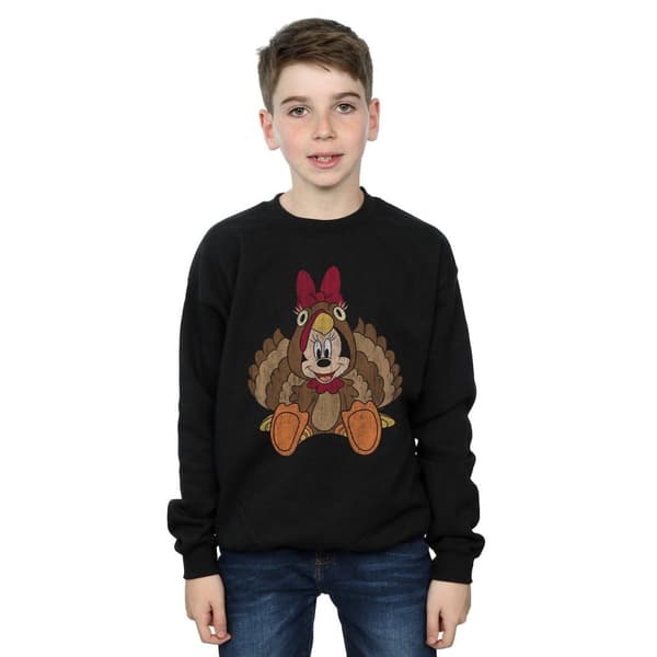 Disney Boys Minnie Mouse Thanksgiving Turkey Costume Sweatshirt