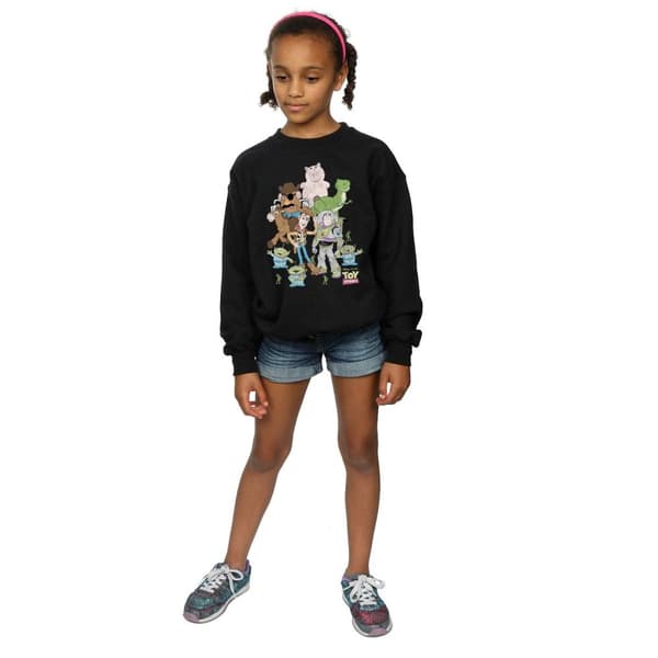 Disney Sweatshirt med Toy Story-grupp för flickor